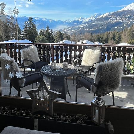 Residence Robin Des Bois, Crans-Montana, Luxueux Appartement Avec Vue Imprenable Bagian luar foto