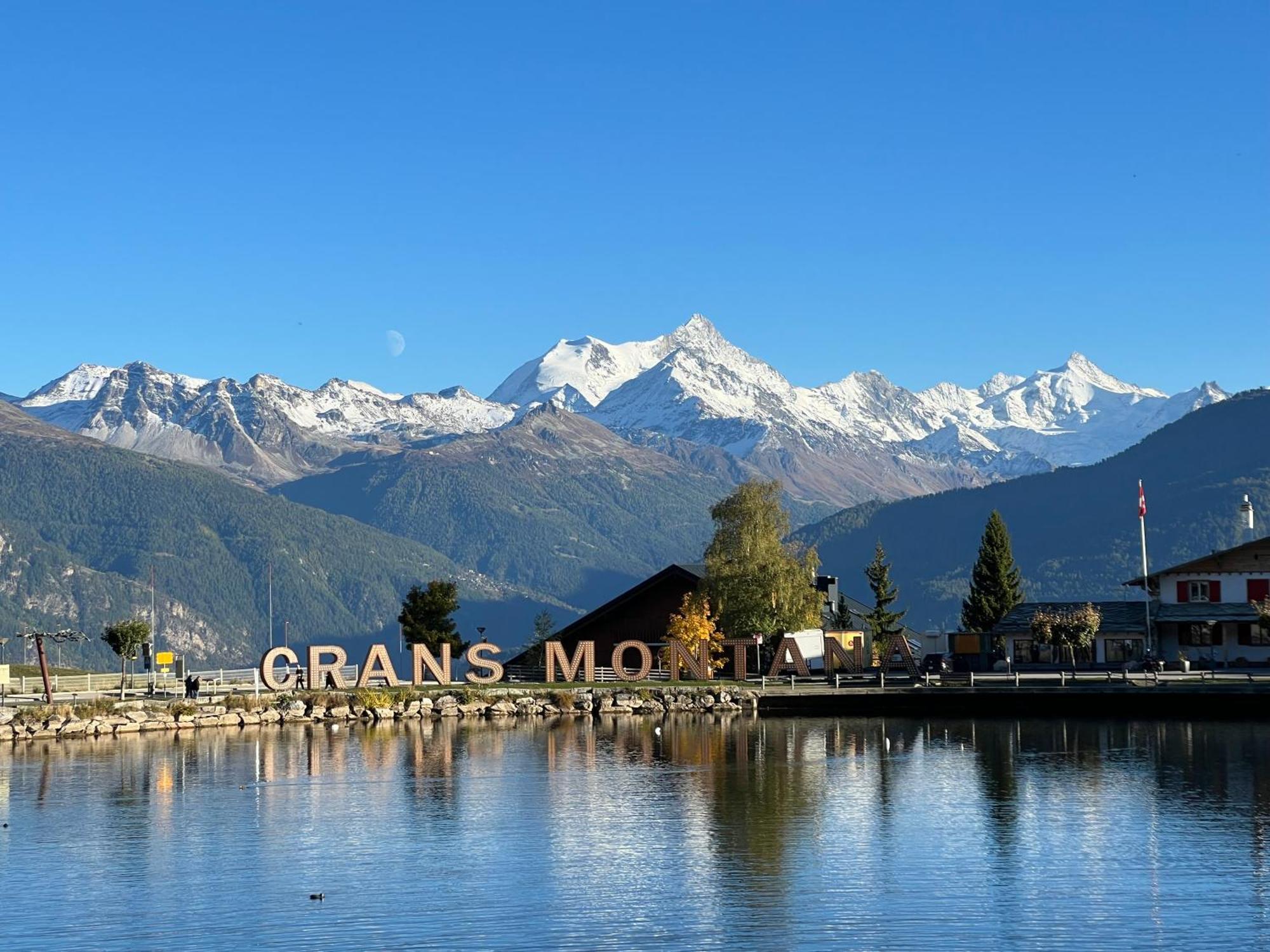 Residence Robin Des Bois, Crans-Montana, Luxueux Appartement Avec Vue Imprenable Bagian luar foto